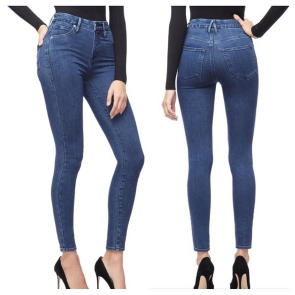 Good American Good Waist High Rise Skinny Jeans
